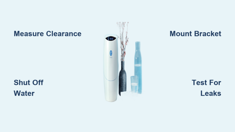 How to Install Amway Water Filter Under Sink