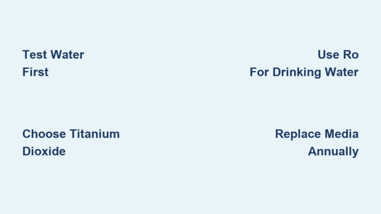 How to Filter Arsenic from Tap Water