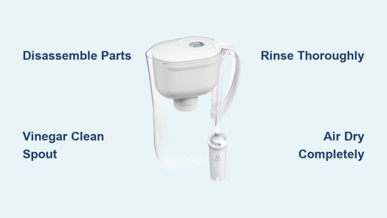 How to Clean Brita Water Filter Pitcher