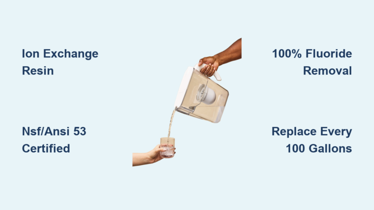 Do Water Filter Pitchers Remove Fluoride?