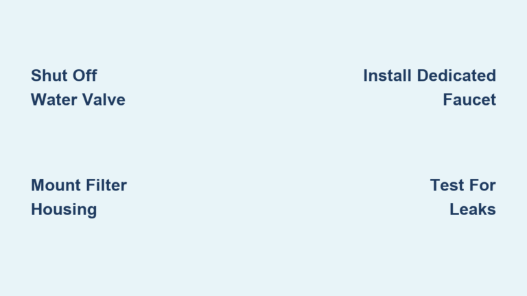 How to Install Water Filter in Kitchen Sink
