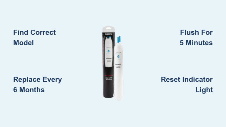 How to Replace KitchenAid Water Filter