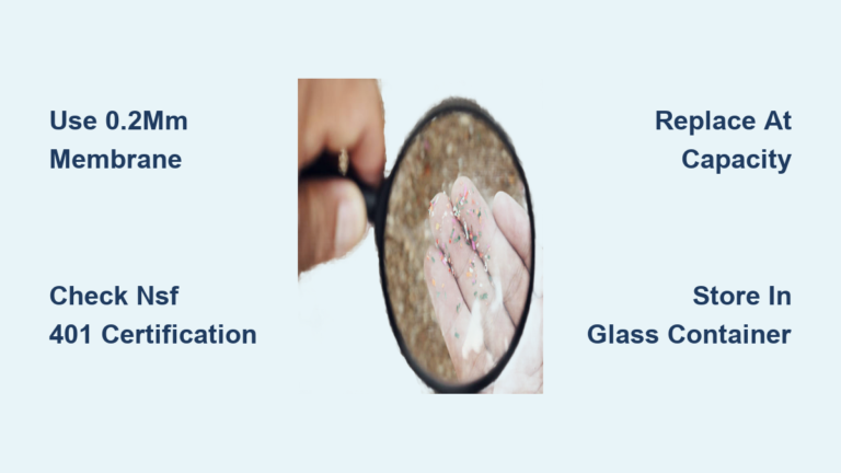 How to Filter Microplastics from Bottled Water