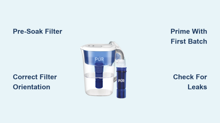 How to Set Up PUR Water Filter Pitcher
