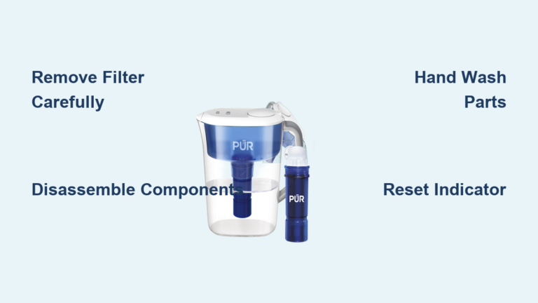 How to Clean PUR Water Filter Pitcher