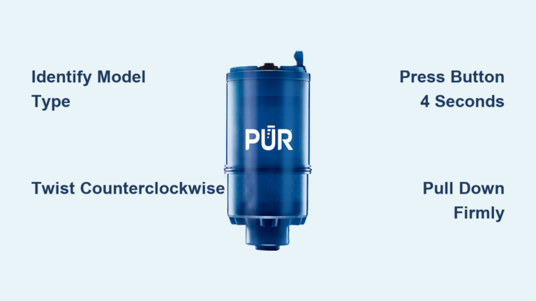 How to Remove PUR Water Filter from Faucet