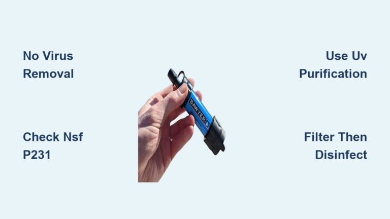 Do Portable Water Filters Remove Viruses?