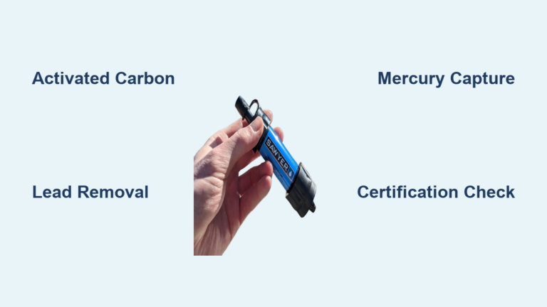 Do Portable Water Filters Remove Heavy Metals?