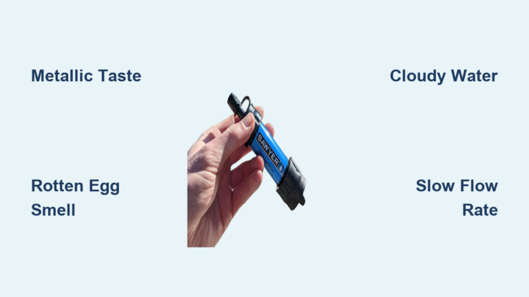 Signs Your Portable Water Filter Is Failing