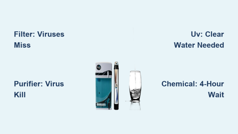 Portable Water Filter vs Water Purifier: Key Differences