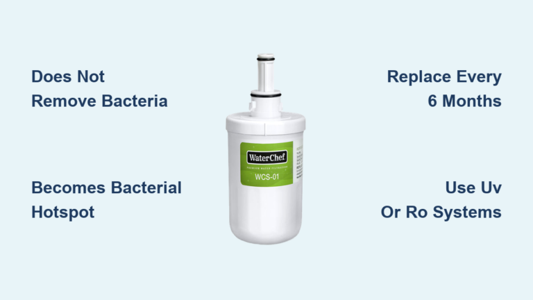 Refrigerator Water Filters: Do They Remove Bacteria?