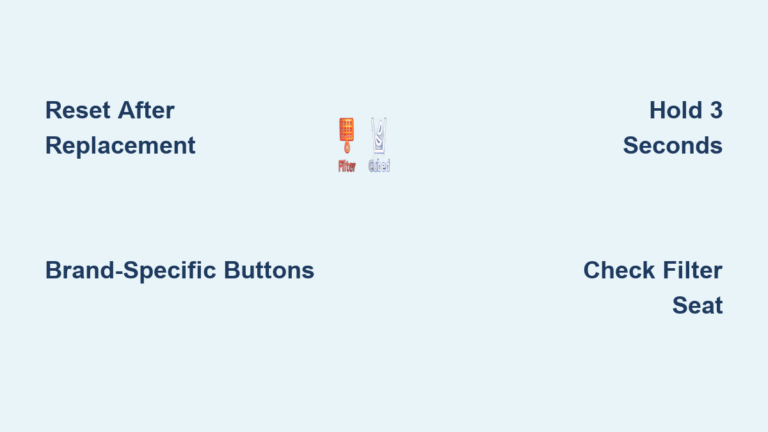 How to Reset Refrigerator Water Filter Light