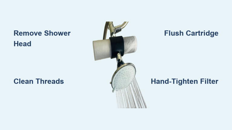 How to Install a Shower Water Filter – Easy Guide