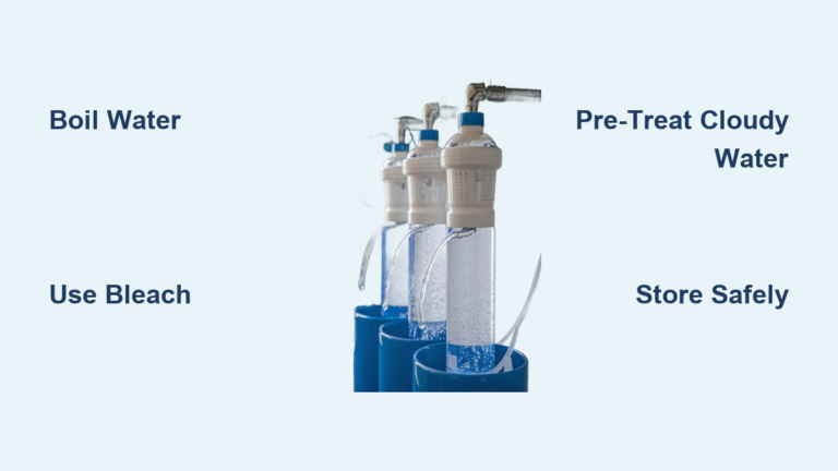 How to Purify Tap Water Without a Filter