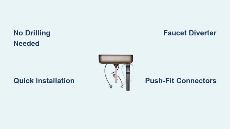 How to Install Under Sink Water Filter Without Drilling