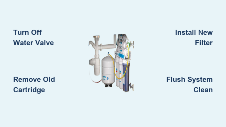 How to Change Under Sink Water Filter Cartridge