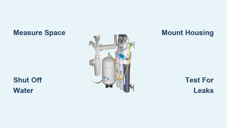 How to Install Under Sink Water Filter