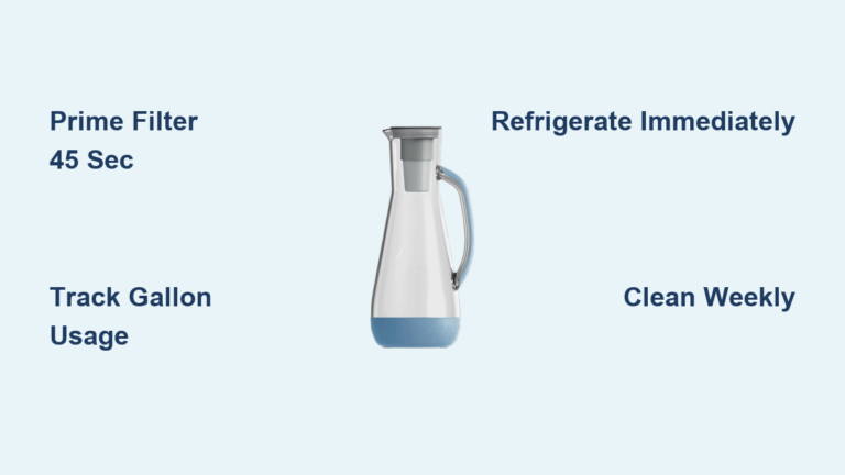 How to Use a Water Filter Pitcher – Easy Steps