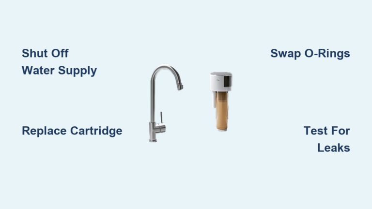 How to Fix a Dripping Water Filter Tap