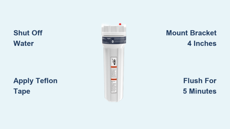 How to Install Whirlpool Under Sink Water Filter