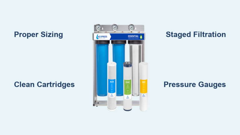 Whole House Water Filter and Water Pressure: What You Need to Know