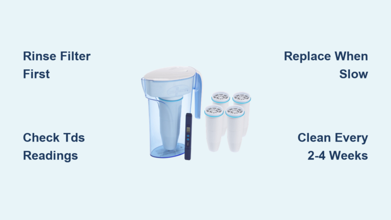 How to Use Zero Water Filter Pitcher: Quick Guide