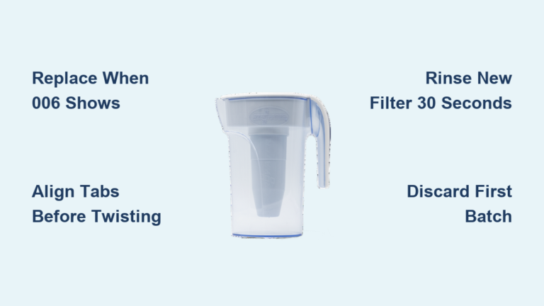 How to Replace Zero Water Pitcher Filter