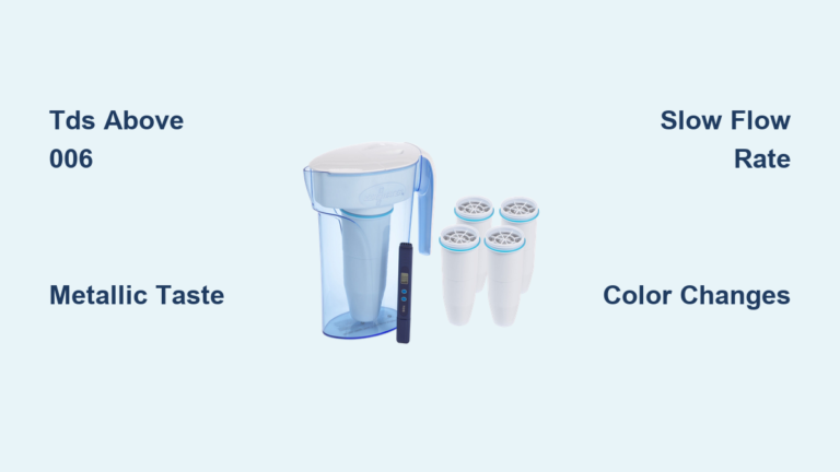 Zero Water Pitcher Filter Change Guide